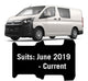 Toyota Hiace LWB 3mm Rubber Van Mat June 2019-Current