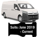 Toyota Hiace Super Long Wheel Base 3mm Rubber Van Mat June 2019-Current