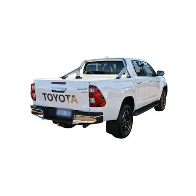 Toyota Hilux Dual Cab 2015-Current A Deck Sports Bar Bunji Tonneau Cover - SupplyWorks